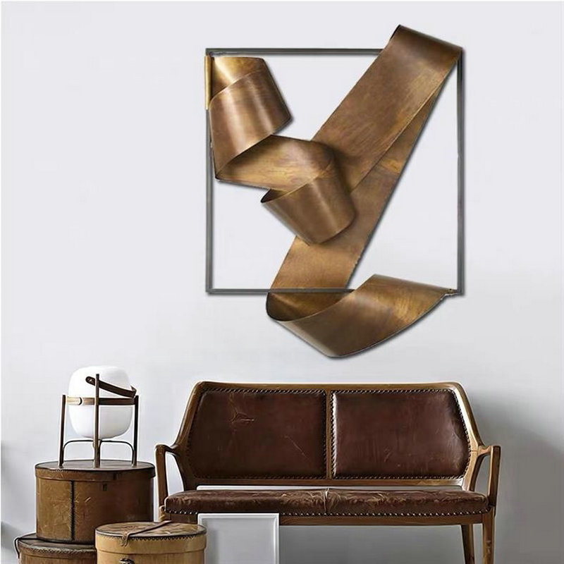 Lighting Metal Wall Decor - Creatieve lintkunst wanddecoraties, woonkamer entree muur
