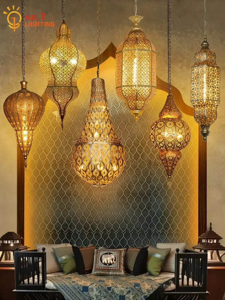 Lighting Metal Wall Decor - Zuidoost-Azië Marokkaanse retro vintage industriële hanglampen