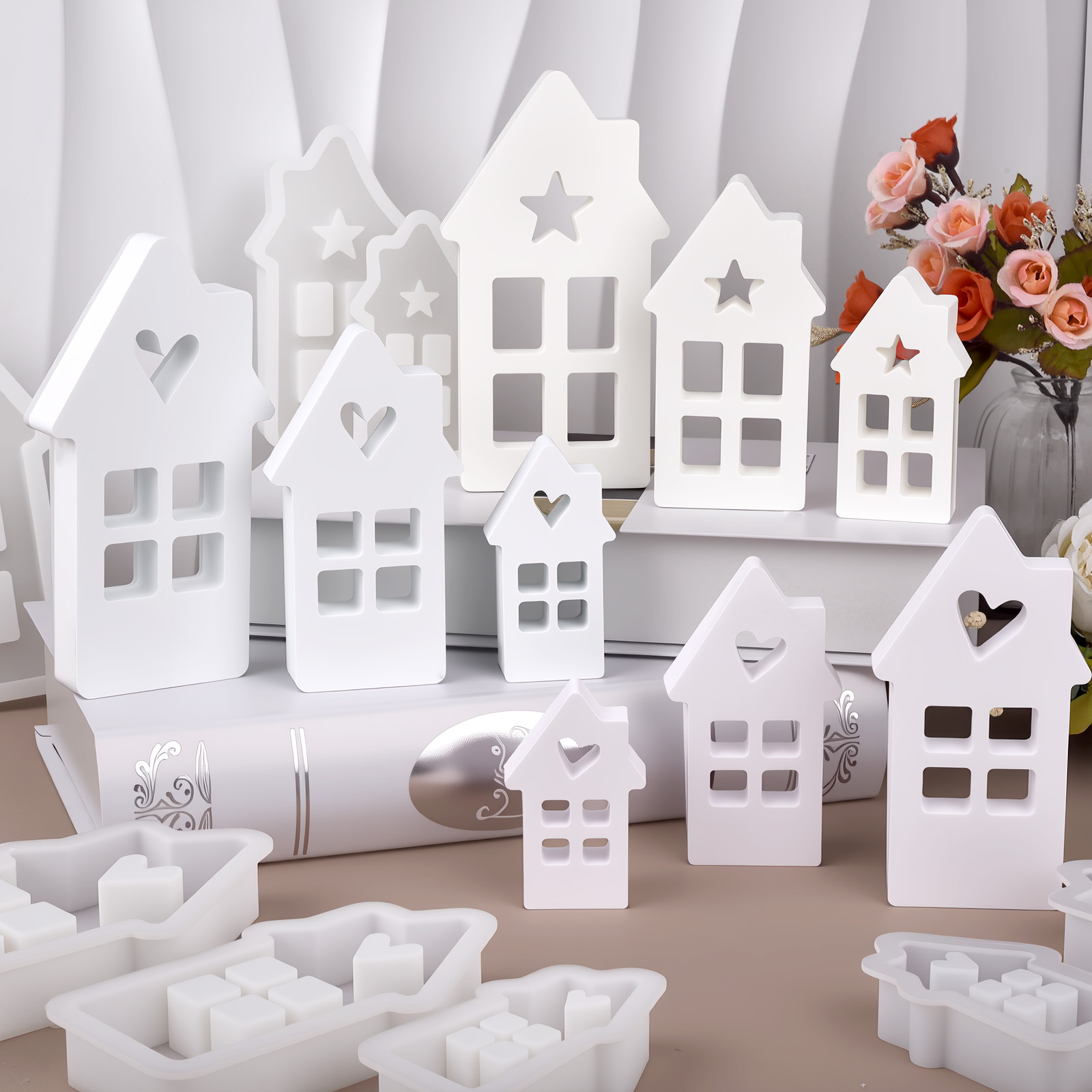 Lighting Decor For House - Ster Hart Huis Siliconen Mallen Licht