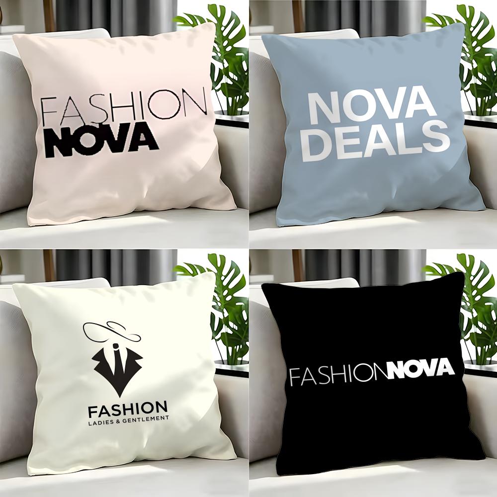 Nova Decor & Lighting Vase Glass Brun 26Cm - Merk FFashion Nova Kussenhoes Kussenhoes Set