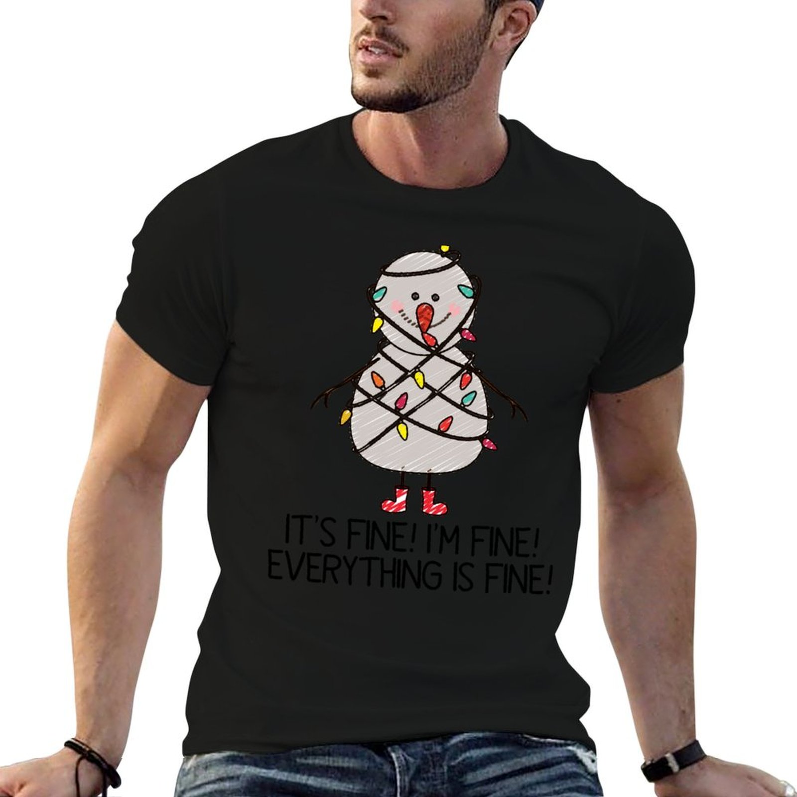 Santa'S Elves Holiday Lighting & Decor Llc - Lelijke vakantie-sweaters - I'm Fine Tangled