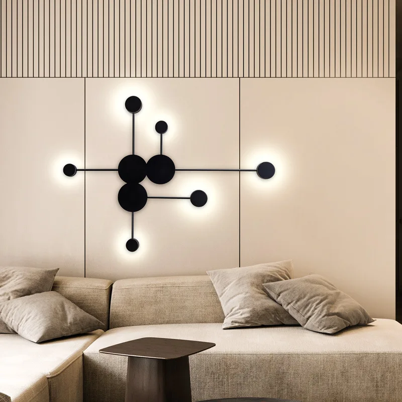 Lighting Home Decor Wall Clocks - Moderne Led Wandlamp Voor Woonkamer Gangdecoratie