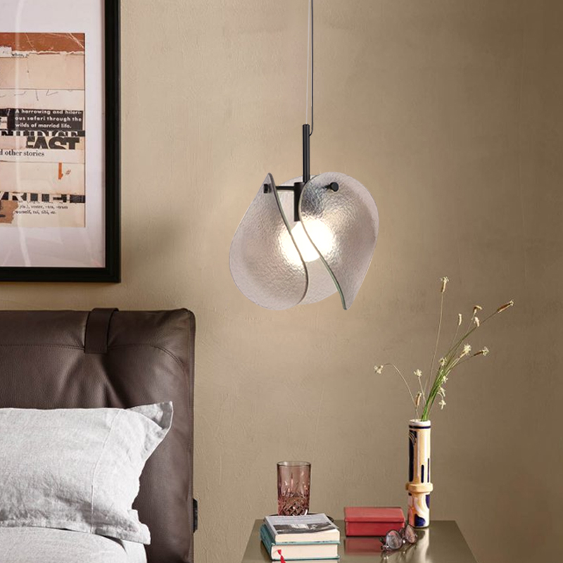 Lighting Metal Wall Decor - Retro creatieve glazen LED hanglamp kroonluchter