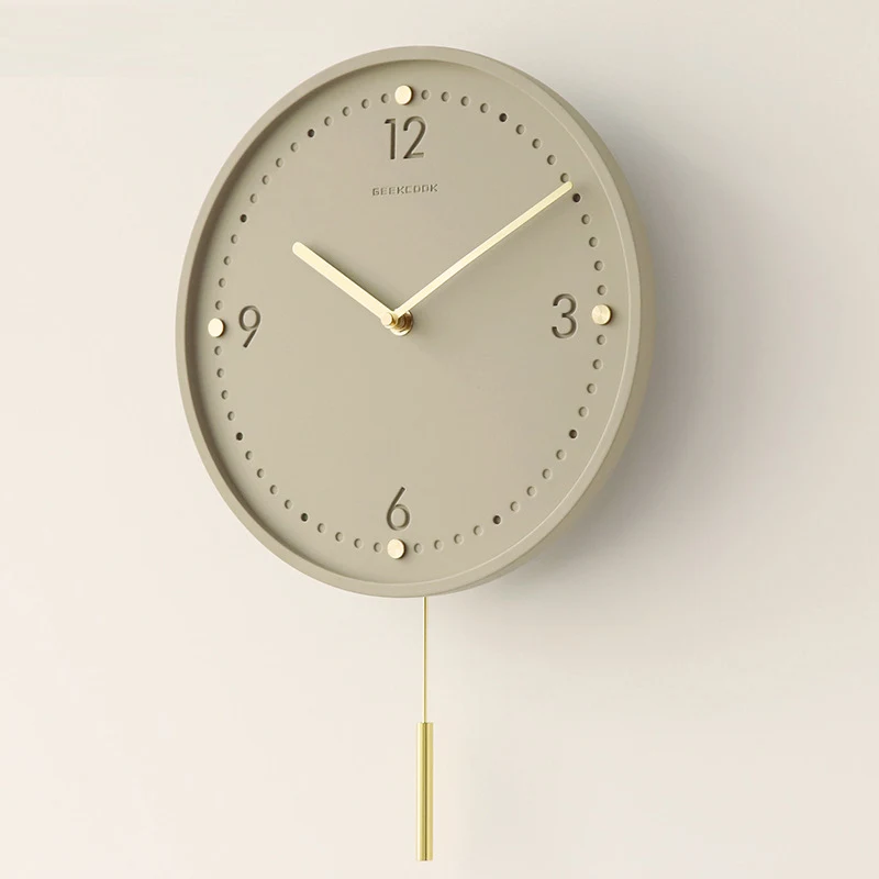 Lighting Home Decor Wall Clocks - Minimalistische stille wandklokken voor thuis Hoge