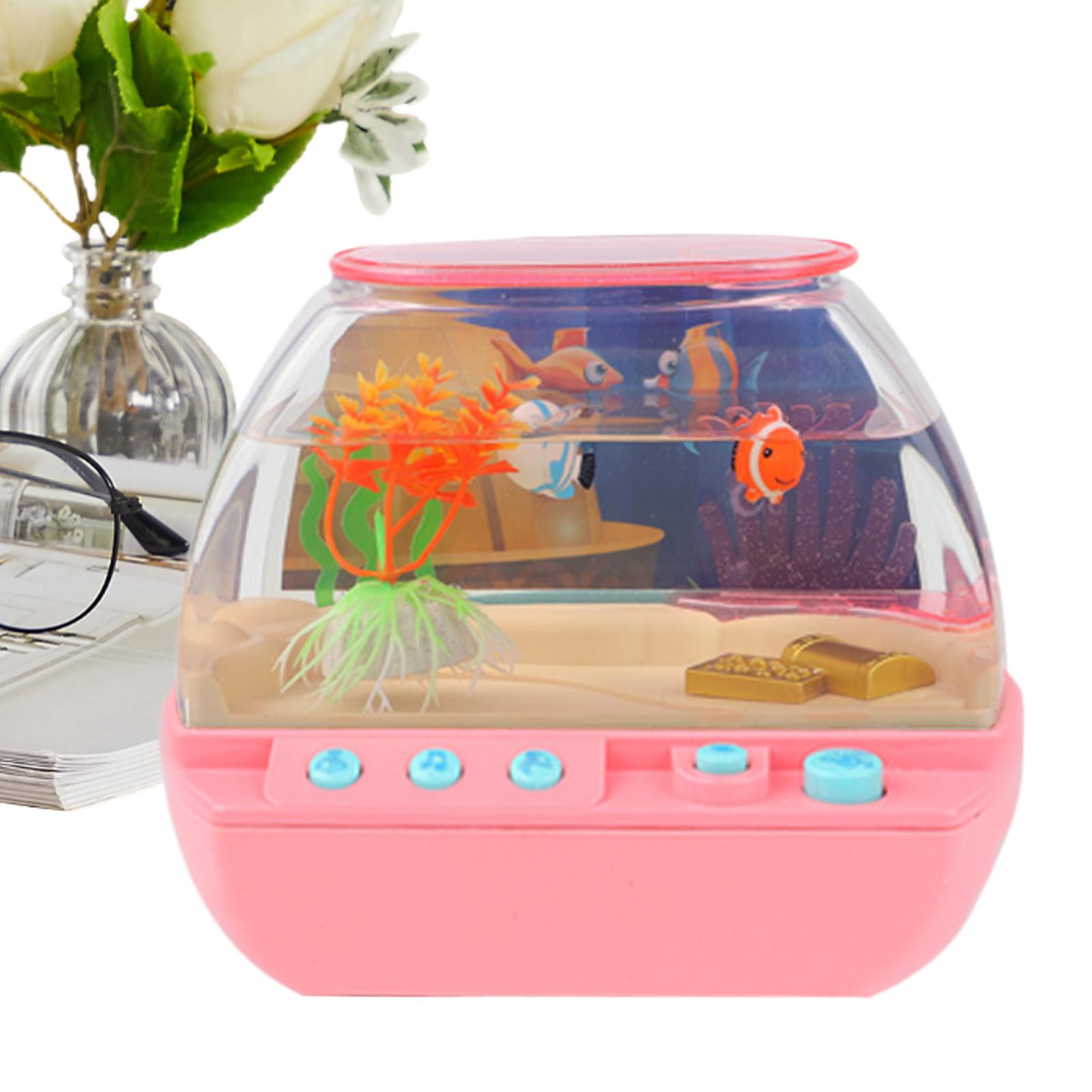 Decor Lighting & Decor Fires - Speelgoed aquarium huisdecoratie met muziek en