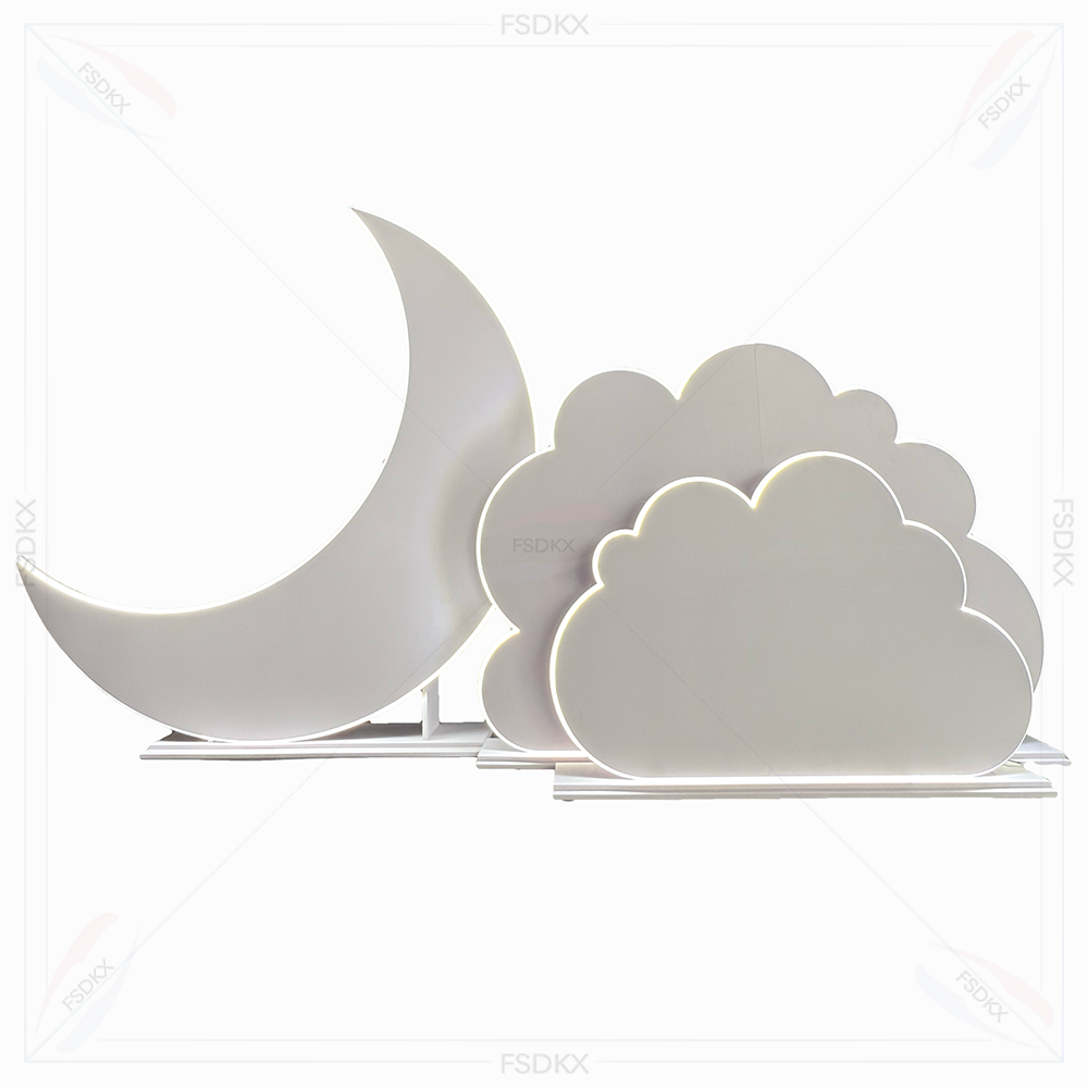 Lighting Decor Rentals - Chique LED Licht Maan & Wolk