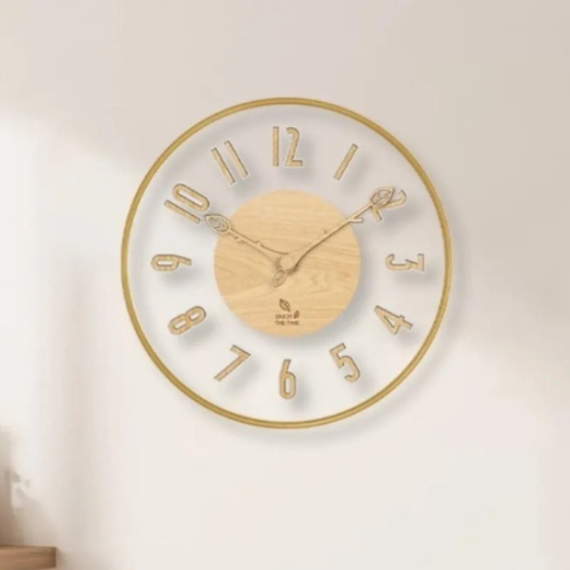 Lighting Home Decor Wall Clocks - Intelligente wandklokken met radarsensor, nachtlampje, 3D