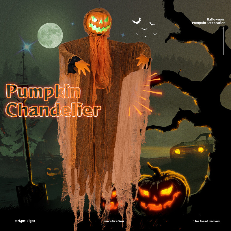 Lighting Decor For House - Halloween Pompoen Hangende Spook Feestdecoraties Hangend