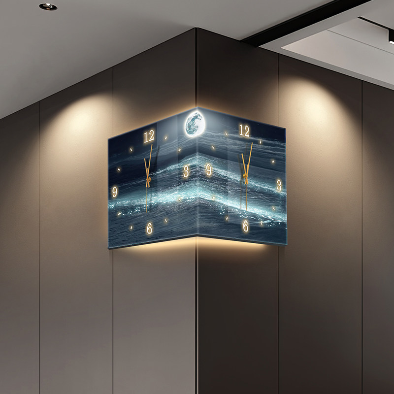 Lighting Home Decor Wall Clocks - Led digitale wandklokken Luxe restaurant woonkamer