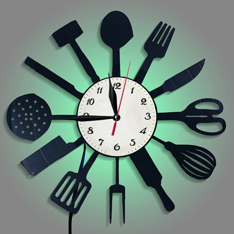 Keuken Decoratief Servies Viny - Lighting Home Decor Wall Clocks recensie en prijs