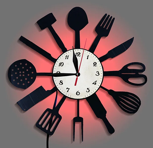 Keuken Decoratief Servies Viny - Lighting Home Decor Wall Clocks recensie en prijs