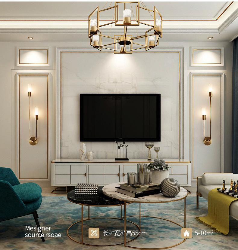 Retro achtergrond woonkamer ga - Lighting Table Decor recensie en prijs