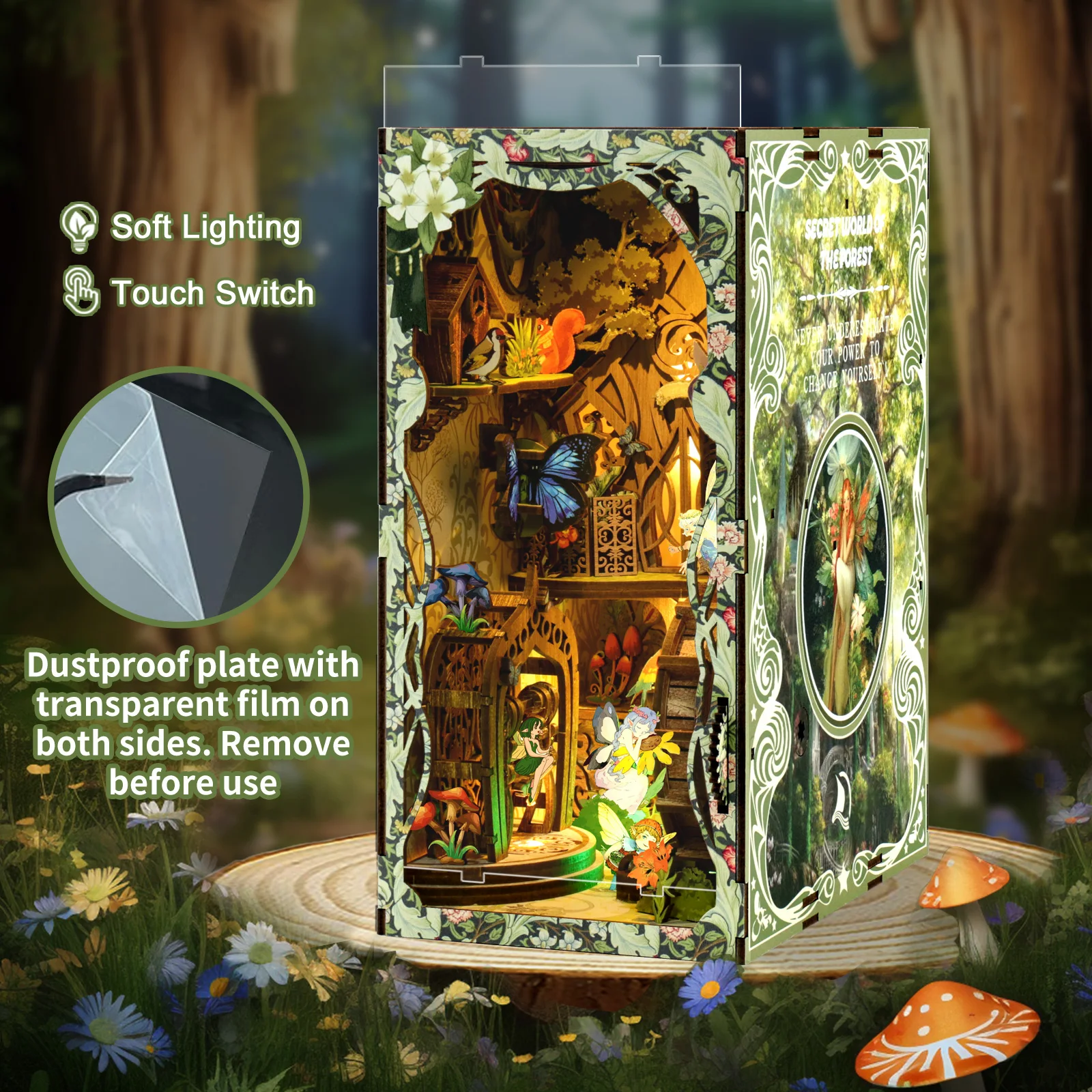 Cool DIY Book Nook Miniatuurhu - Lighting Decor For House recensie en prijs