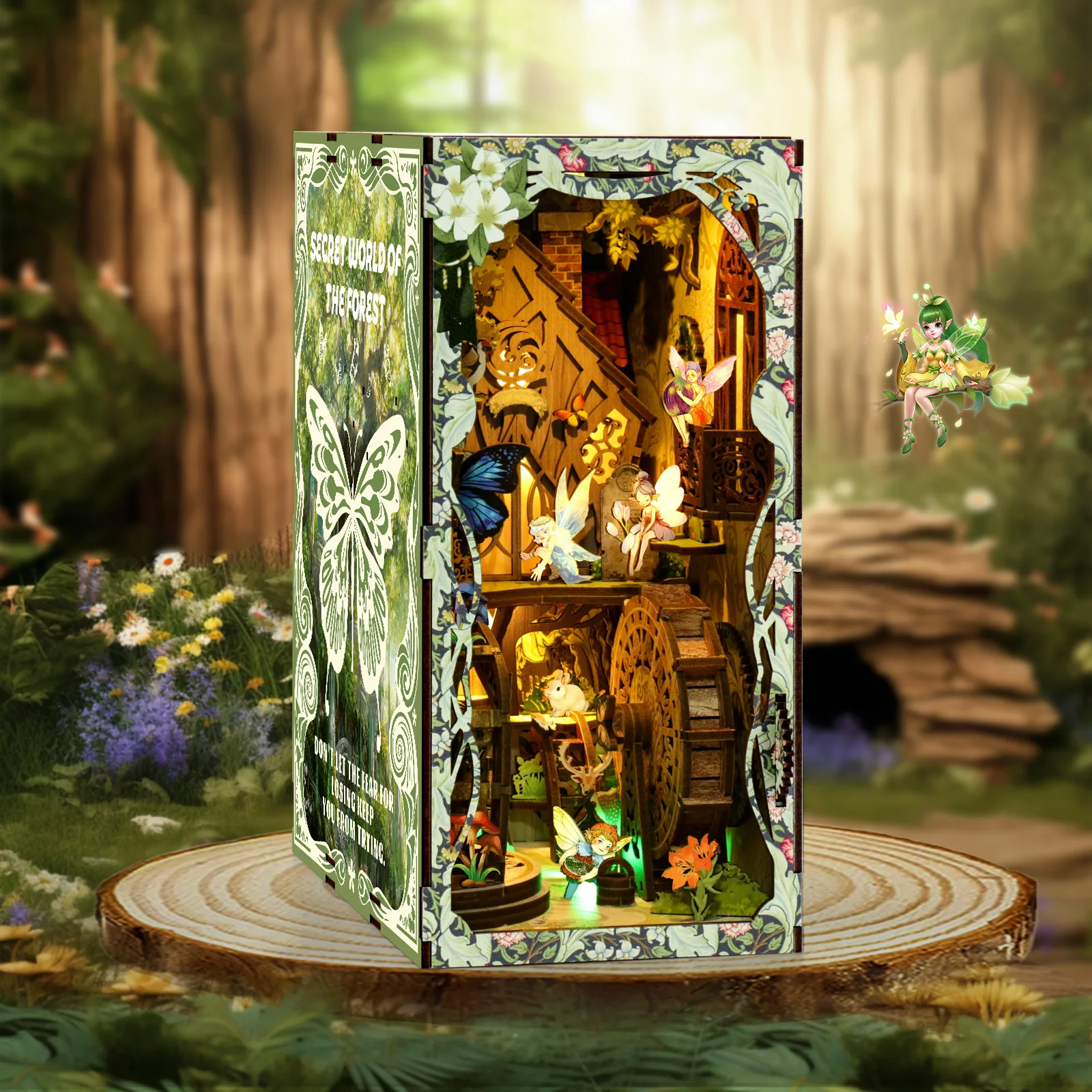 Cool DIY Book Nook Miniatuurhu - Lighting Decor For House recensie en prijs