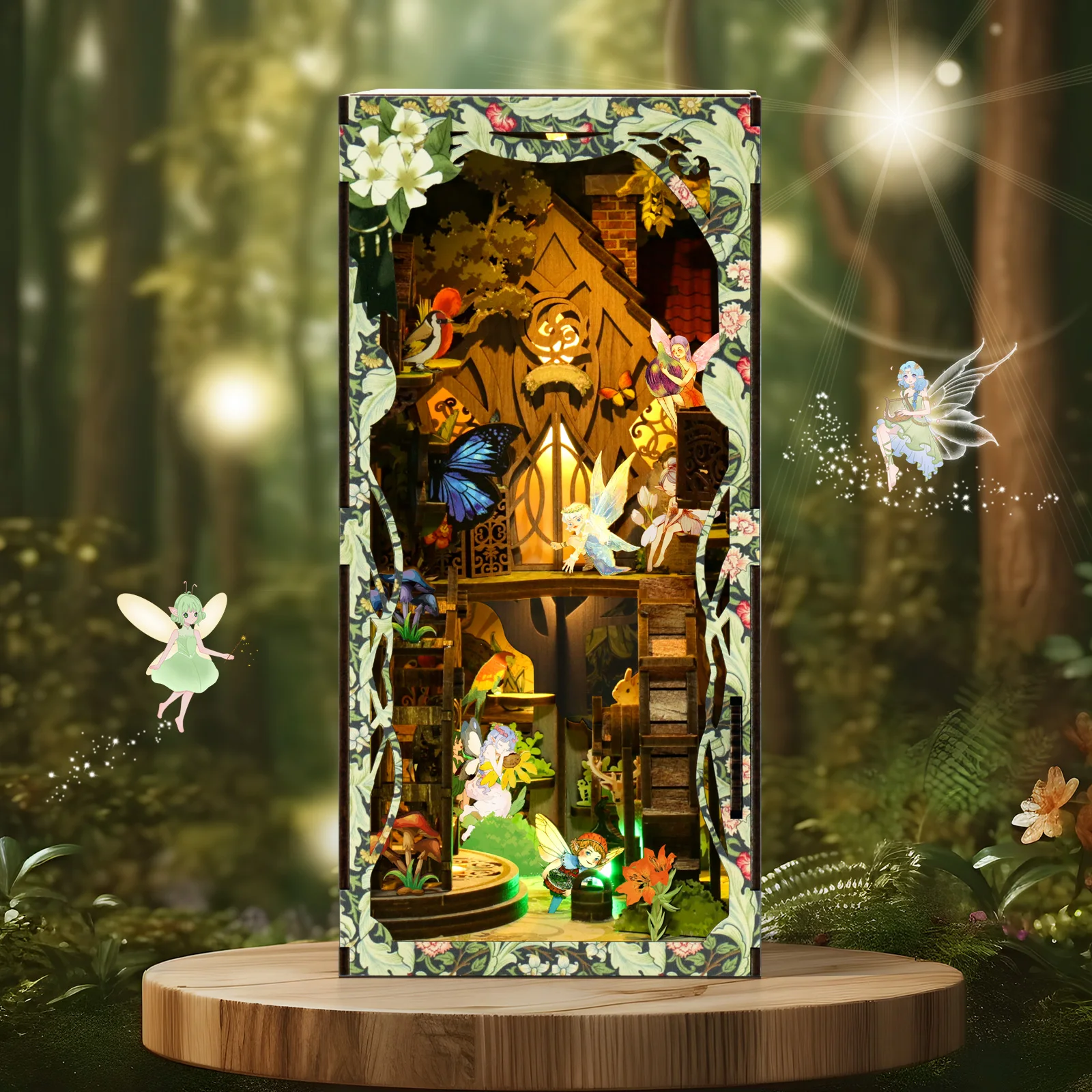 Cool DIY Book Nook Miniatuurhu - Lighting Decor For House recensie en prijs