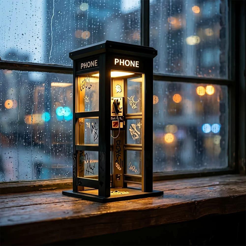 Retro Graffiti Telefooncel Taf - Lighting Table Decor recensie en prijs