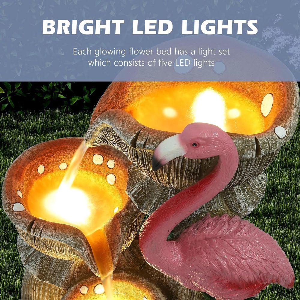 5-laags tuinwaterval met 5 LED - Lighting Decor For House recensie en prijs