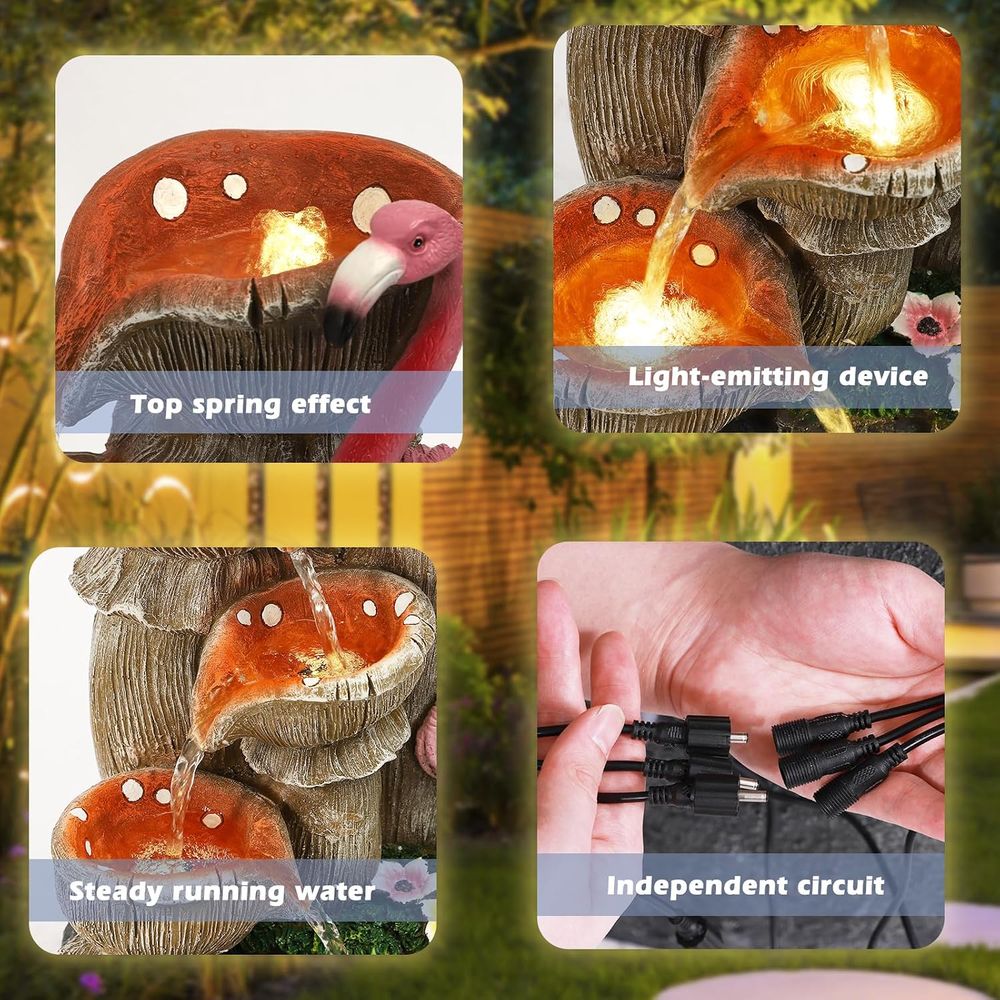5-laags tuinwaterval met 5 LED - Lighting Decor For House recensie en prijs