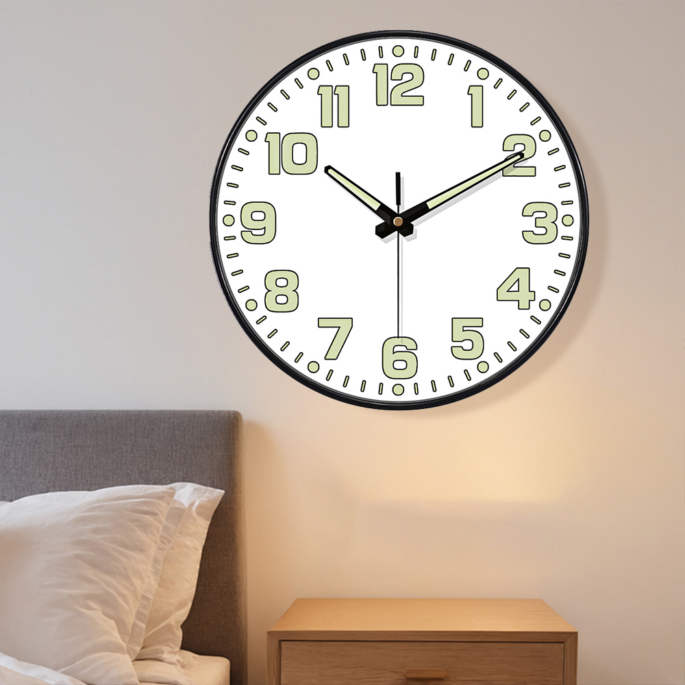 Lichtgevende wandklok licht in - Lighting Home Decor Wall Clocks recensie en prijs