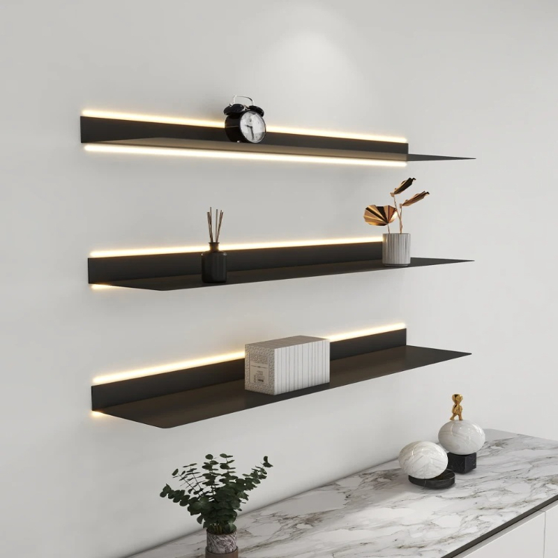 ‌ LED-verlichte metalen plank  - Lighting Metal Wall Decor recensie en prijs