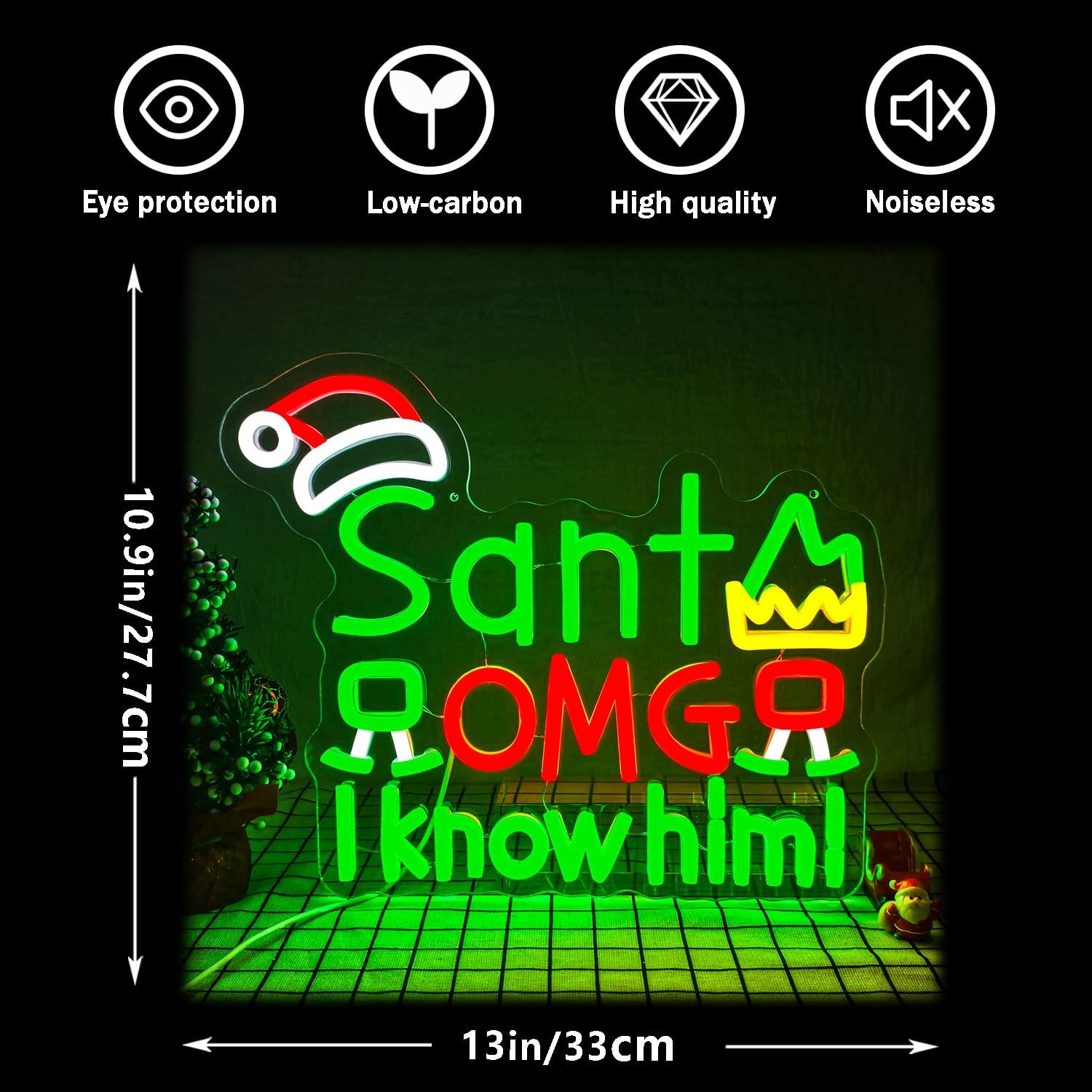 USB Kerstman OMG Ik Ken Hem Ne - Santa'S Elves Holiday Lighting & Decor Llc recensie en prijs