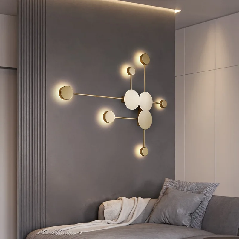 Moderne Led Wandlamp Voor Woon - Lighting Home Decor Wall Clocks recensie en prijs