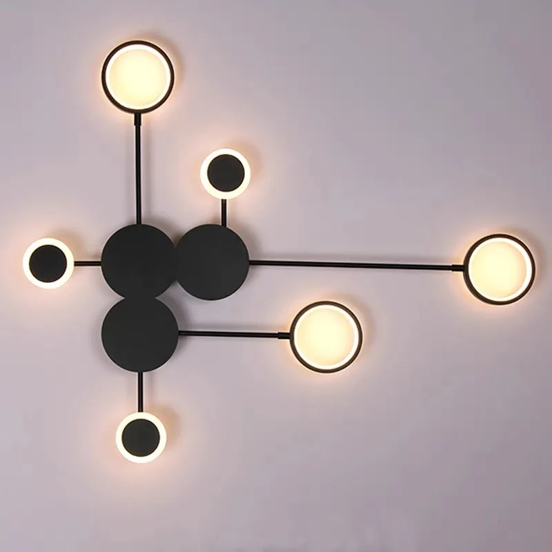Moderne Led Wandlamp Voor Woon - Lighting Home Decor Wall Clocks recensie en prijs