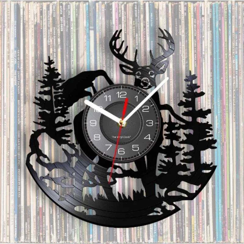 Bos Herten Vinyl Record Wandkl - Lighting Home Decor Wall Clocks recensie en prijs