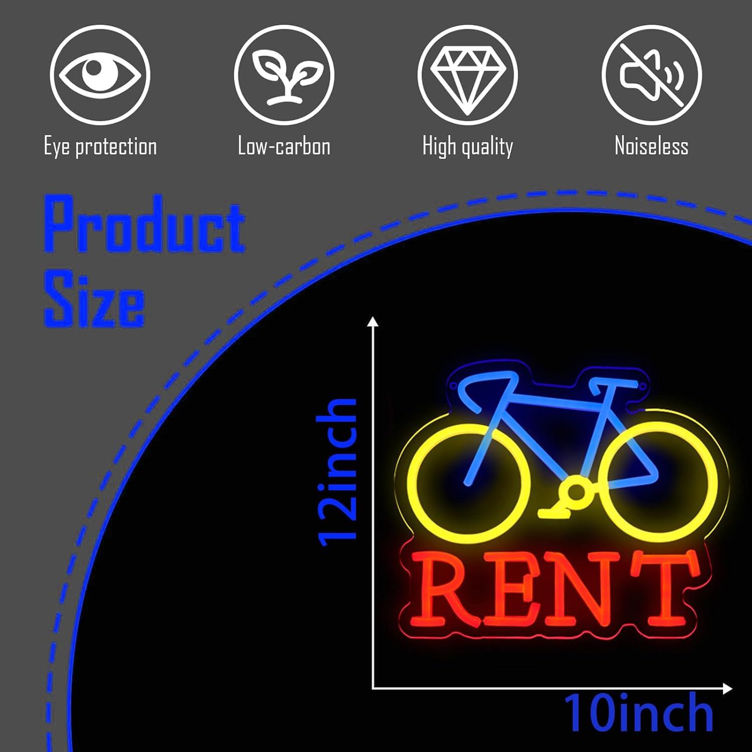Fietsverhuur Neonbord USB Dimb - Lighting Decor Rentals recensie en prijs