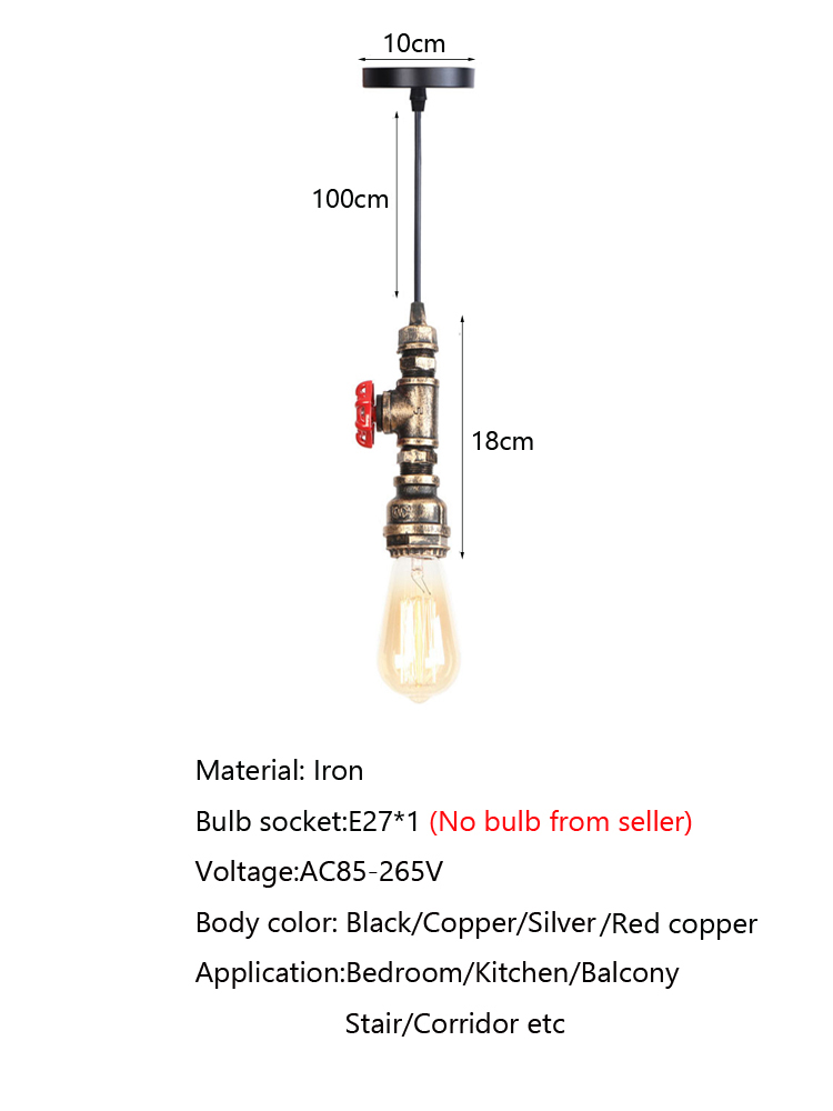 Retro Loft Industrieel Wind Wa - Lighting Metal Wall Decor recensie en prijs