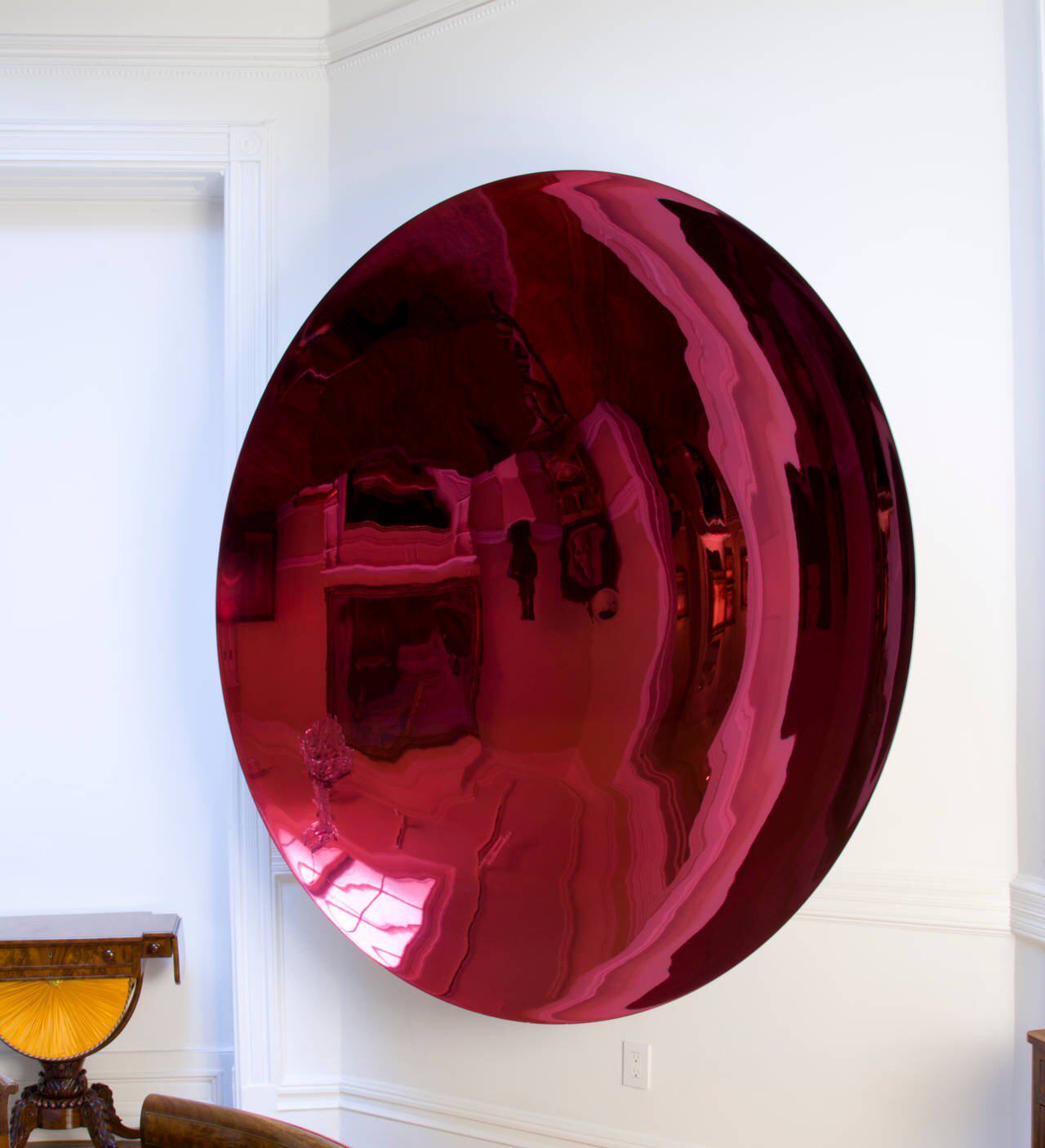 Ronde, geverfde, concave spieg - Lighting Metal Wall Decor recensie en prijs