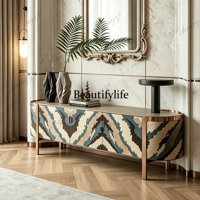Italiaanse lichte luxe tv-kast - Decor Lighting & Decor Fires recensie en prijs