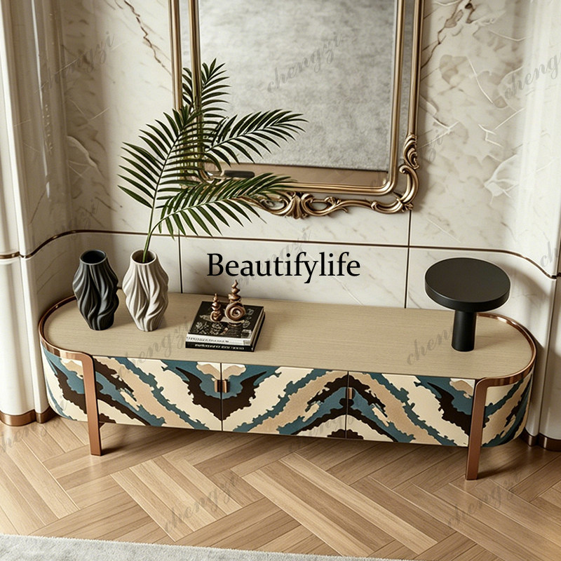 Italiaanse lichte luxe tv-kast - Decor Lighting & Decor Fires recensie en prijs