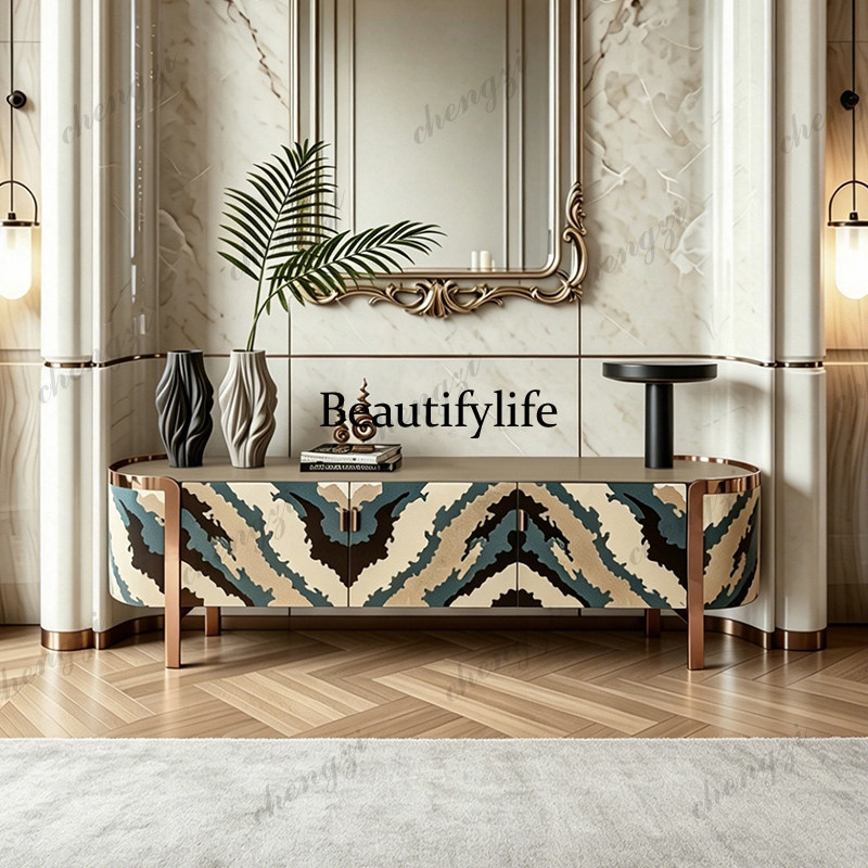 Italiaanse lichte luxe tv-kast - Decor Lighting & Decor Fires recensie en prijs
