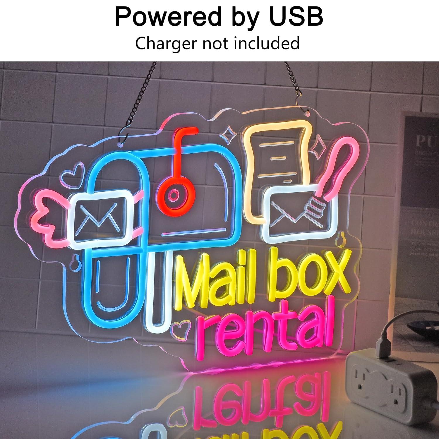 Postbusverhuur Neonbord USB di - Lighting Decor Rentals recensie en prijs