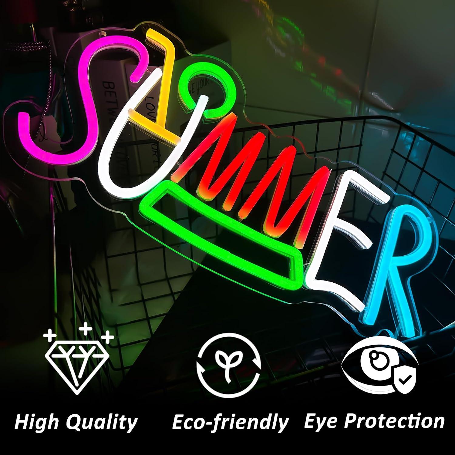 Zomer neonreclame USB-aangedre - Lighting Decor Rentals recensie en prijs