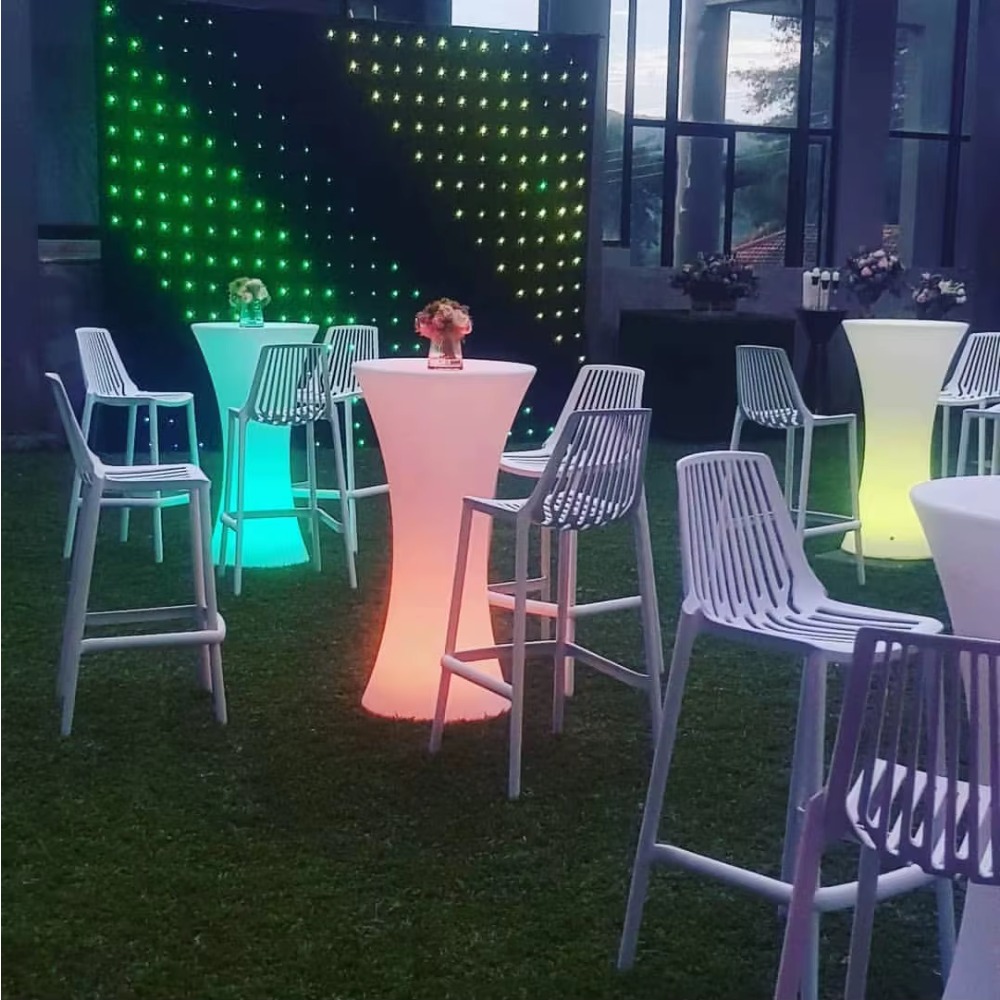 Groothandel LED hoge bartafels - Lighting Decor Rentals recensie en prijs