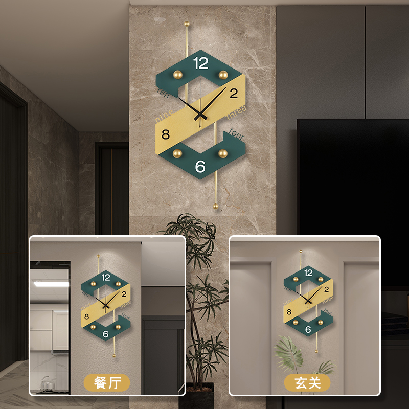 Wandklok woonkamer thuis licht - Lighting Home Decor Wall Clocks recensie en prijs