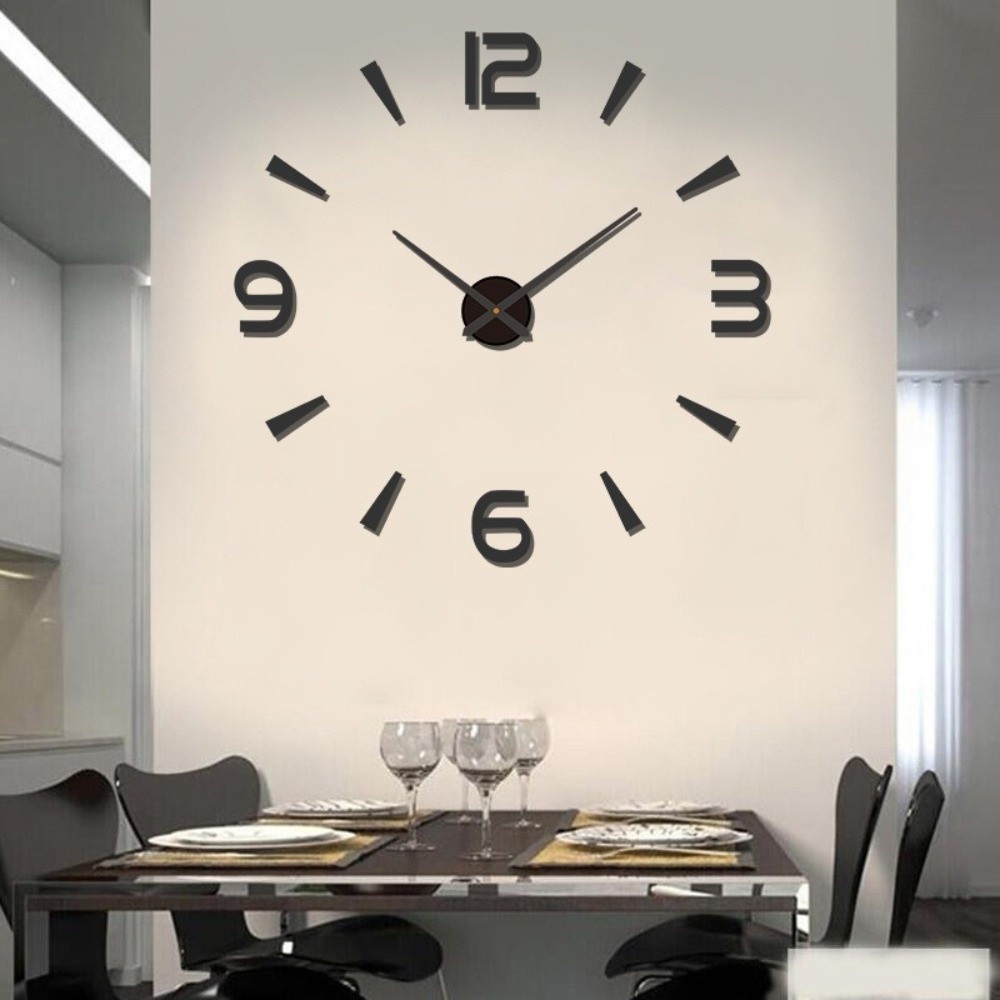 Frameloze doe-het-zelf wandklo - Lighting Home Decor Wall Clocks recensie en prijs