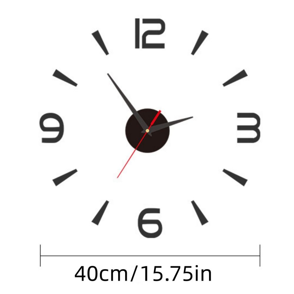 Frameloze doe-het-zelf wandklo - Lighting Home Decor Wall Clocks recensie en prijs
